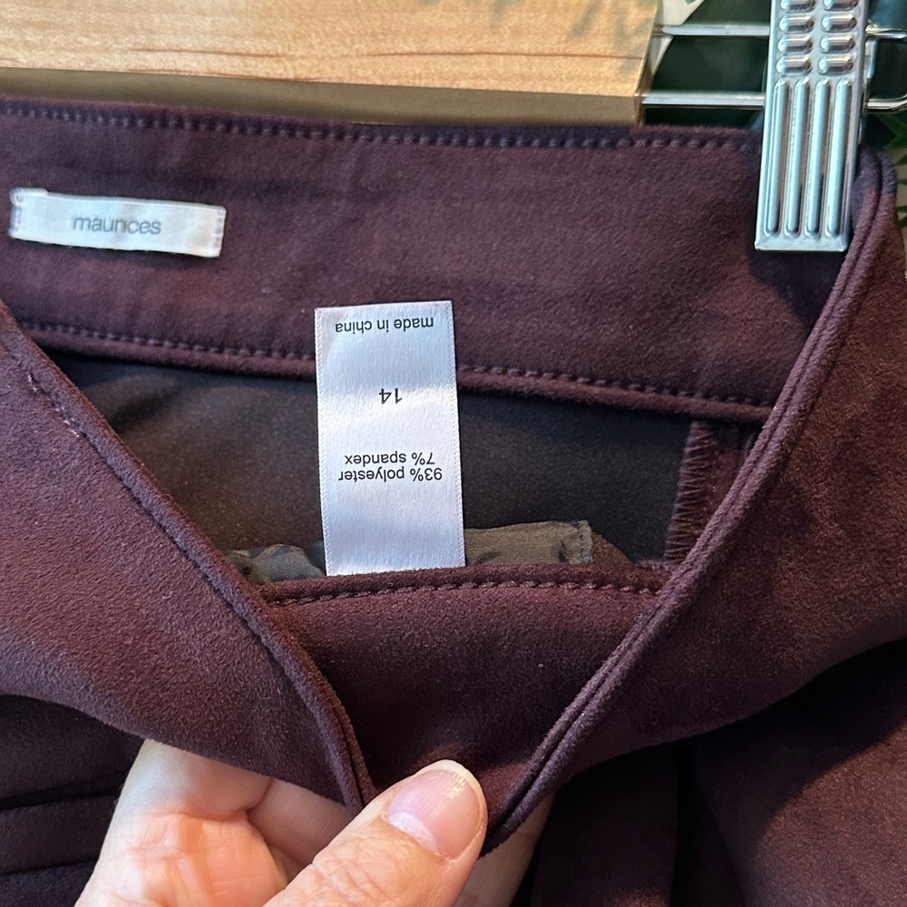 Maurices Rich Burgundy Skirt - Picture 4 of 7